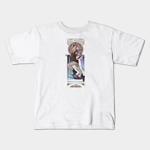 Art Nouveau - Elena Rodriguez Kids T-Shirt by eclecticmuse